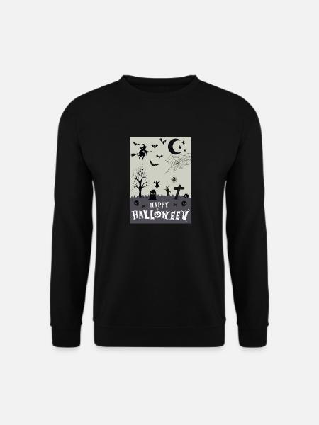 Happy Halloween - Unisex Pullover - Schwarz