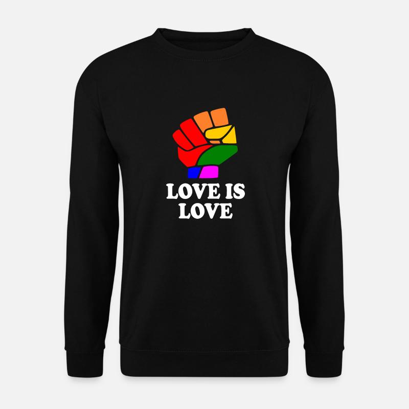 Love is love - Unisex Sweatshirt - black