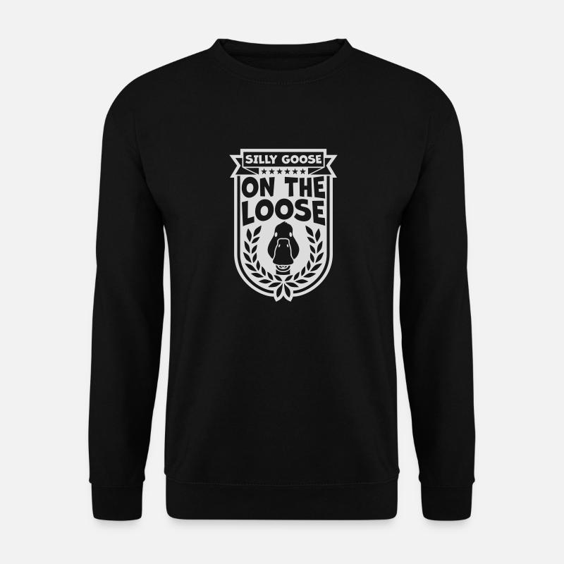 oie en liberté - Sweat-shirt Unisexe - noir