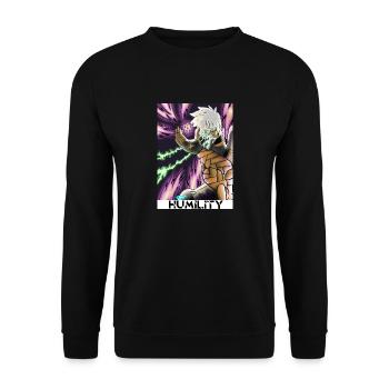HUMILITY - ASTRA CHARACTER - Sweat-shirt Unisexe - noir - Devant - Alina (178cm) & Michal (187cm)