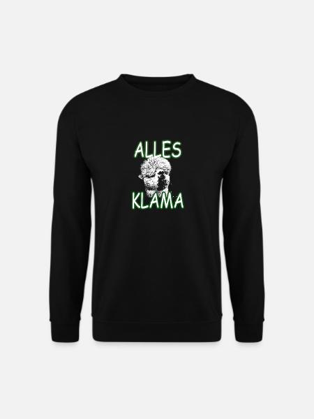 Alles Klama - Unisex Pullover - Schwarz