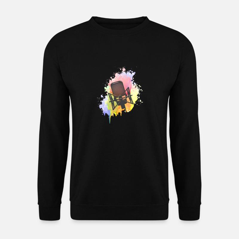 Farbkleks splash of color Holi Mike - Unisex Pullover - Schwarz