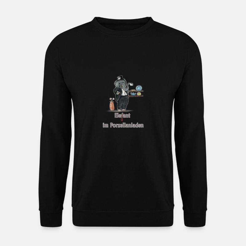 elefant - Unisex Pullover - Schwarz