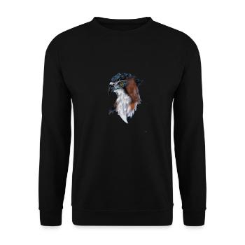 aigle - Sweat-shirt Unisexe - noir - Devant - Alina (178cm) & Michal (187cm)