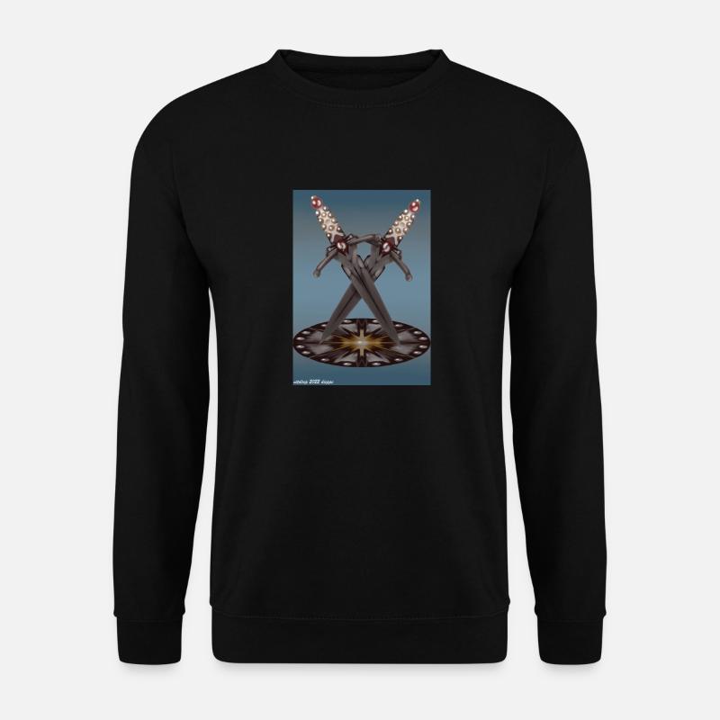 Schildschwert - Unisex Pullover - Schwarz