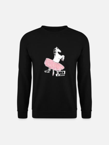 Lipizzaner - Wien ist anders, Hofreitschule - Unisex Pullover - Schwarz