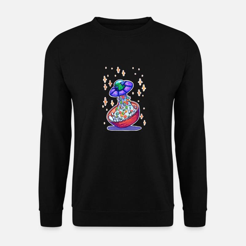 Loop UFO Dino - Unisex Sweatshirt - black