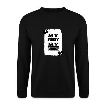 Love 2019 grl pwr soutenez votre femme locale - Sweat-shirt Unisexe - noir - Devant - Alina (178cm) & Michal (187cm)
