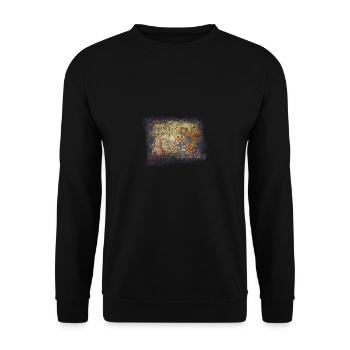 compostela Art - Unisex Sweatshirt - black - Front - Alina (178cm) & Michal (187cm)