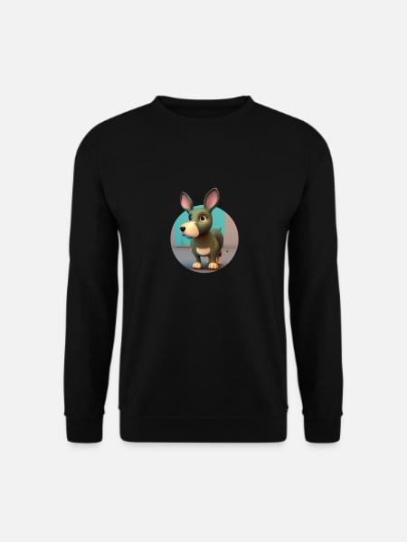 Geduldiger Wartender - Unisex Pullover - Schwarz