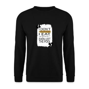 T-shirts de piscine Cool Bday - Sweat-shirt Unisexe - noir - Devant - Alina (178cm) & Michal (187cm)