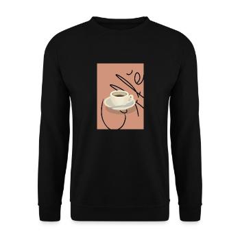 Unbenanntes Projekt - Unisex Pullover - Schwarz - Vorne - Alina (178cm) & Michal (187cm)