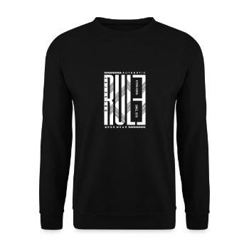 Brechen Sie die Regel - Unisex Pullover - Schwarz - Vorne - Alina (178cm) & Michal (187cm)
