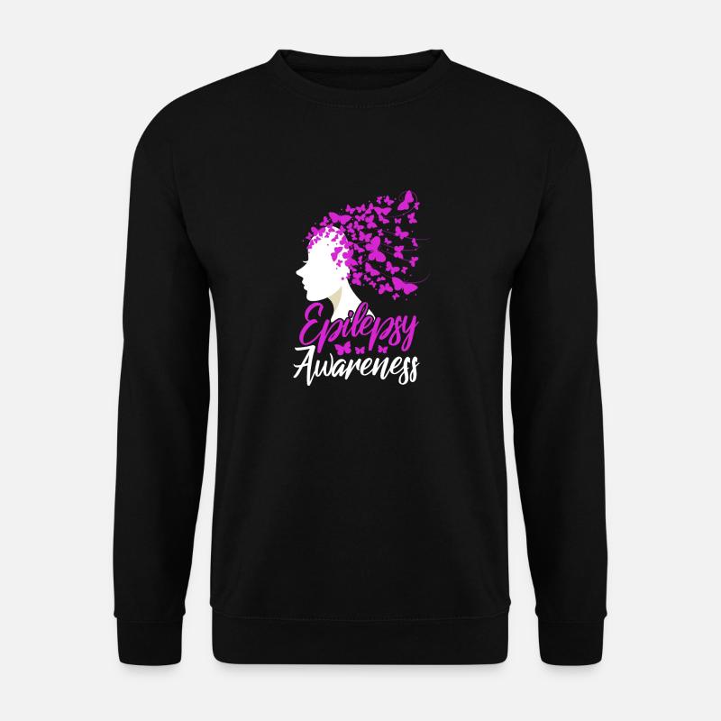 Epilepsy Awareness - Unisex Pullover - Schwarz