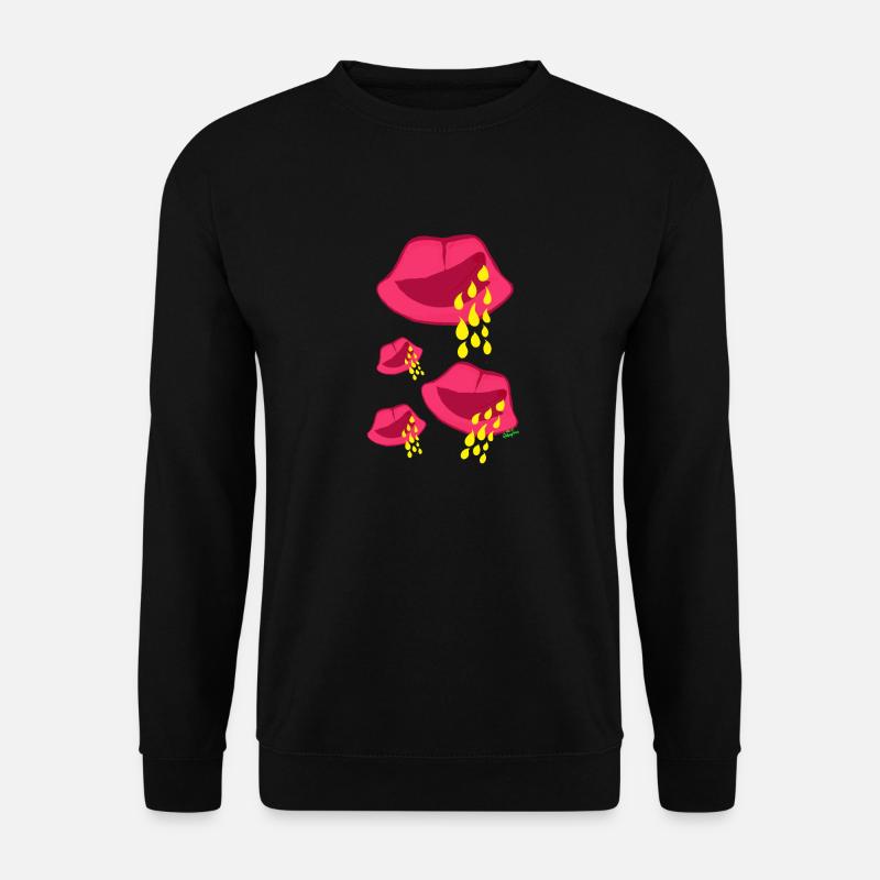 Yamirka lips - Unisex Sweatshirt - black