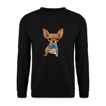 Chihuahua Dog Chihuahua Puppy Dogs Dog Owners - Unisex Sweatshirt - black - Front - Alina (178cm) & Michal (187cm)