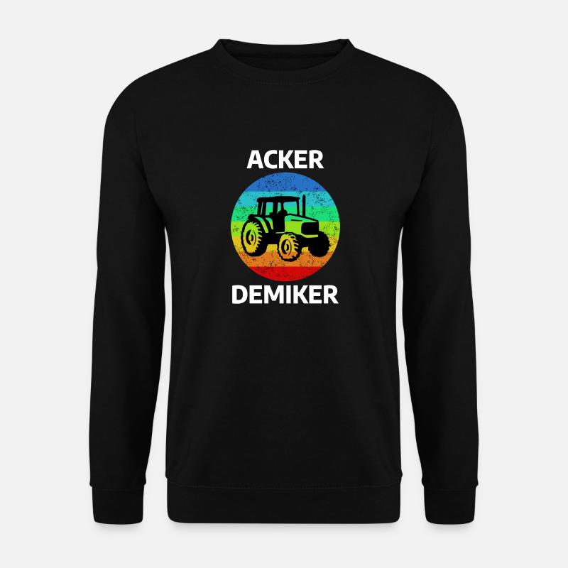 Acker-demiker Landwirtschaft Traktor - Unisex Pullover - Schwarz