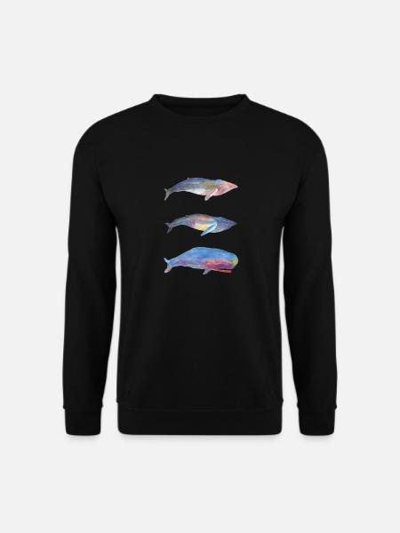 3 Wale - Unisex Pullover - Schwarz