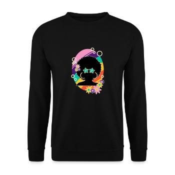 Soul of Disco 2 - Unisex Sweatshirt - black - Front - Alina (178cm) & Michal (187cm)