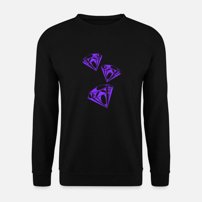 Diamonds - Unisex Sweatshirt - black