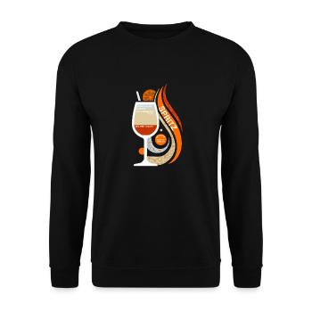Best Spritz - Unisex Sweatshirt - black - Front - Alina (178cm) & Michal (187cm)