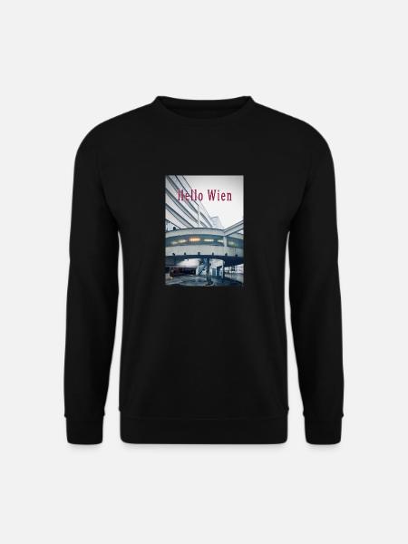 Hello Wien - Unisex Pullover - Schwarz