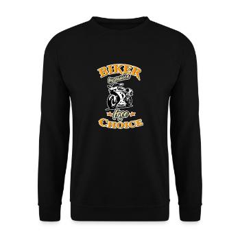 Sport Motorcycle Humor Quote - Unisex Sweatshirt - black - Front - Alina (178cm) & Michal (187cm)