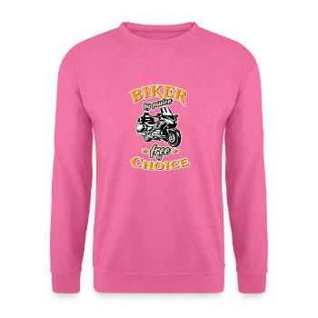 Biker Slogan Motorrad Grand Touring - Unisex Pullover - Pink - Vorne