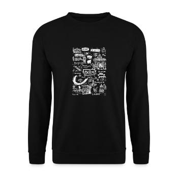 Rencontre avec Berne - Sweat-shirt Unisexe - noir - Devant - Alina (178cm) & Michal (187cm)