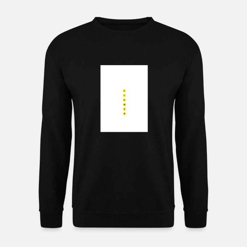 FLOWER - Unisex Sweatshirt - black