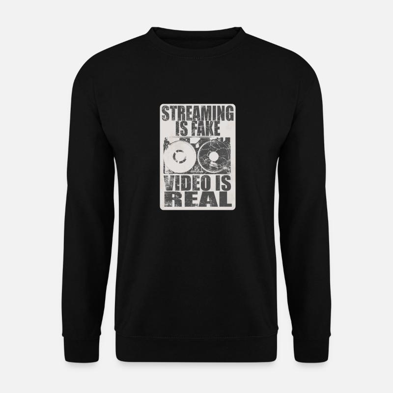 Video is real - Unisex Pullover - Schwarz
