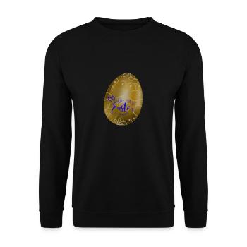 Ostereier - Unisex Pullover - Schwarz - Vorne - Alina (178cm) & Michal (187cm)