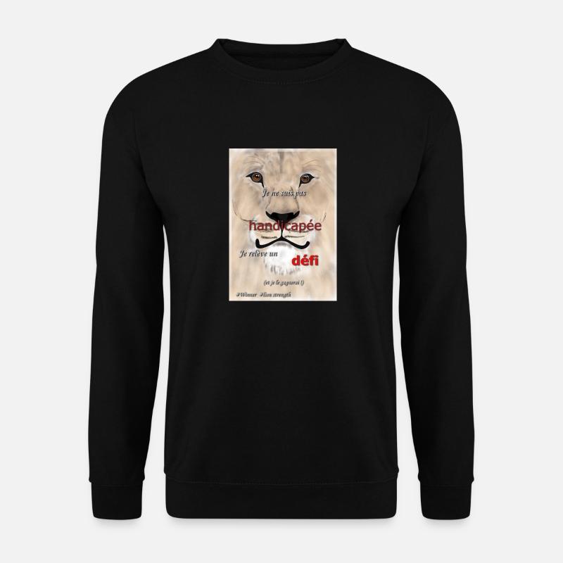 Behinderung von Frauen - Unisex Pullover - Schwarz