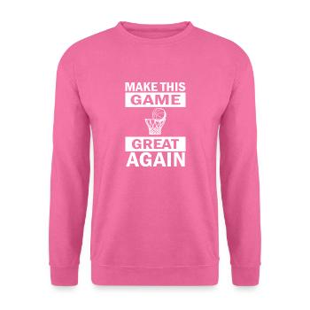 Basketball - Unisex Pullover - Pink - Vorne
