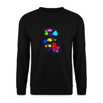 Spots - Unisex Sweatshirt - black - Front - Alina (178cm) & Michal (187cm)