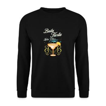 Mexican Spanish Latina Latino Summer Vacation - Unisex Sweatshirt - black - Front - Alina (178cm) & Michal (187cm)