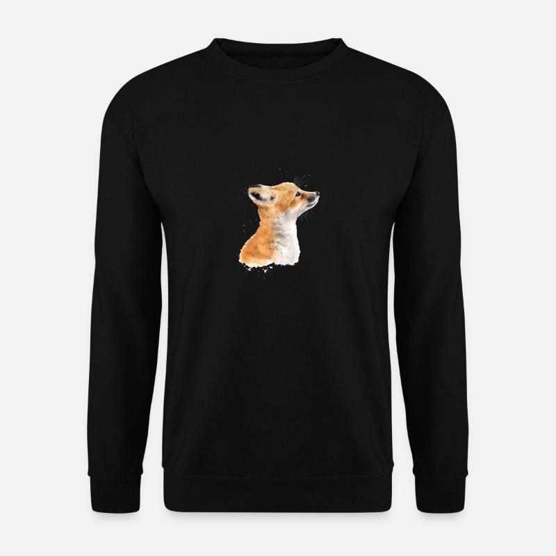 Fox - Unisex Sweatshirt - black