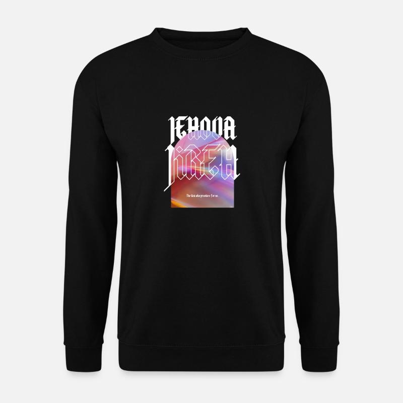 jehova jireh white - Unisex Pullover - Schwarz