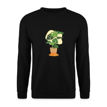 Comfort - Unisex Sweatshirt - black - Front - Alina (178cm) & Michal (187cm)