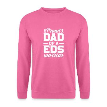 Proud Dad of a EDS warrior - Unisex Pullover - Pink - Vorne