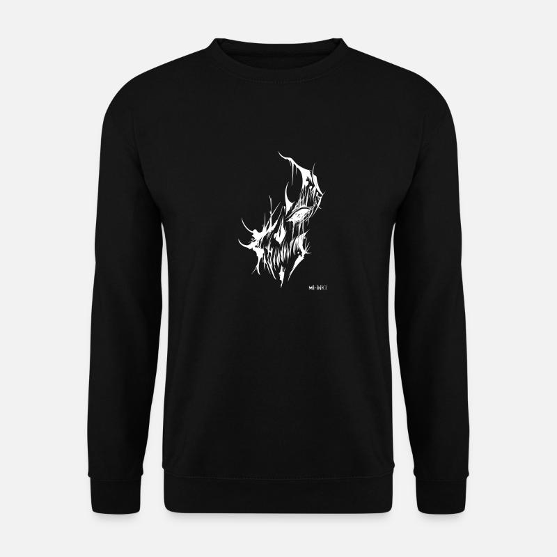 Verlaufender skull - Unisex Pullover - Schwarz