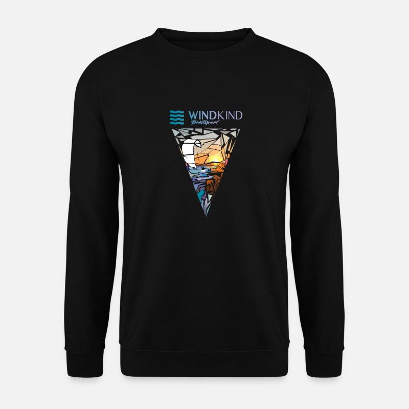 Kitesurfer - Unisex Pullover - Schwarz