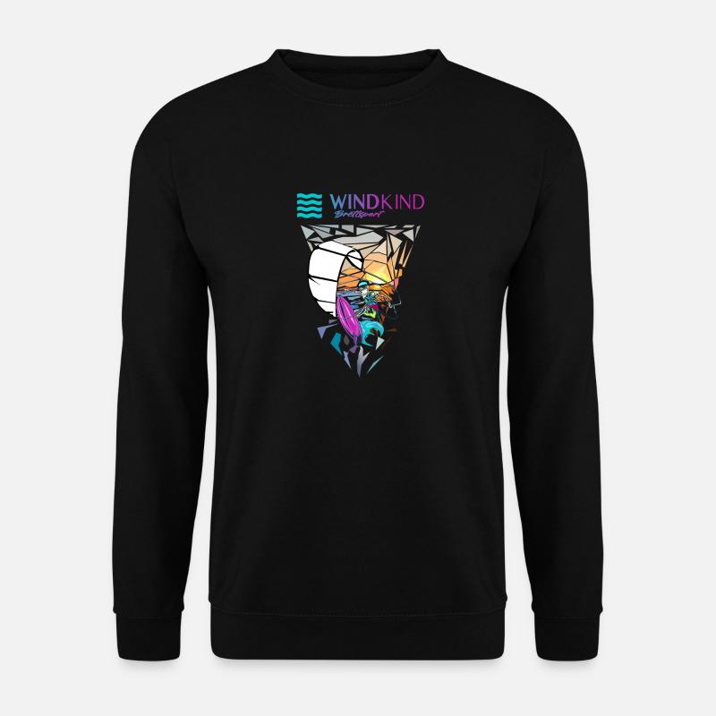 Kitesurfen - Unisex Pullover - Schwarz