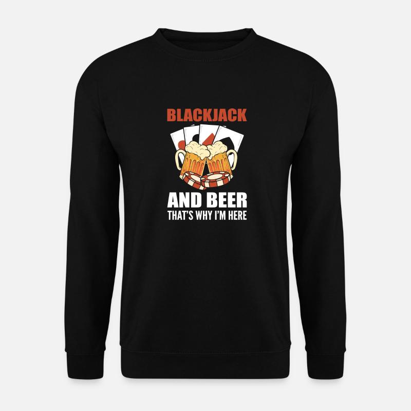 Blackjack Blackjack Beer - Unisex Sweatshirt - black