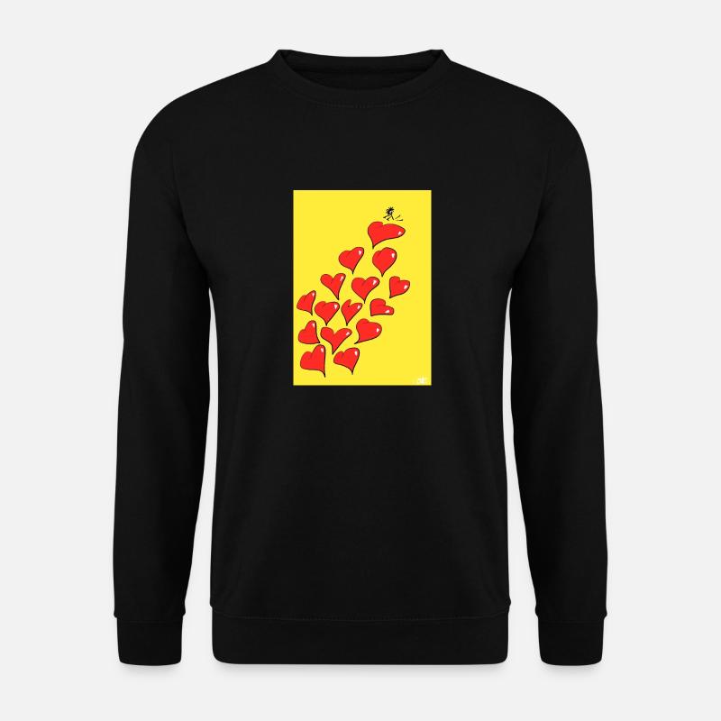Kuoro on hearts - Unisex Sweatshirt - black
