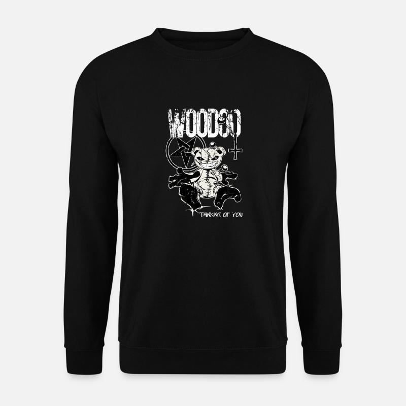 Voodo Puppe grunge - Unisex Pullover - Schwarz