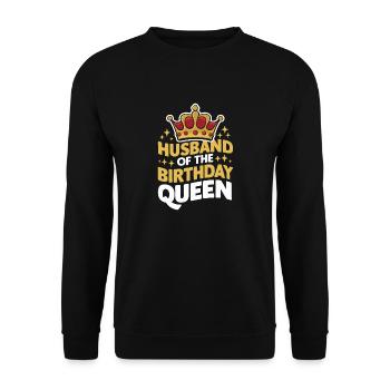 Ehemann Ehegatte Familie Hochzeit - Unisex Pullover - Schwarz - Vorne - Alina (178cm) & Michal (187cm)