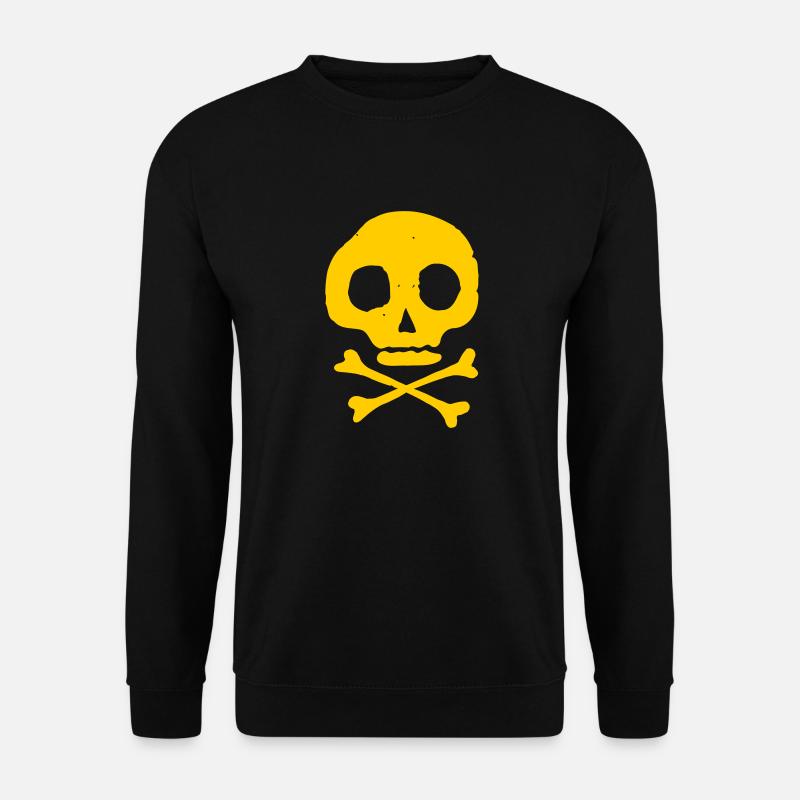 Schädel & Knochen - Unisex Pullover - Schwarz