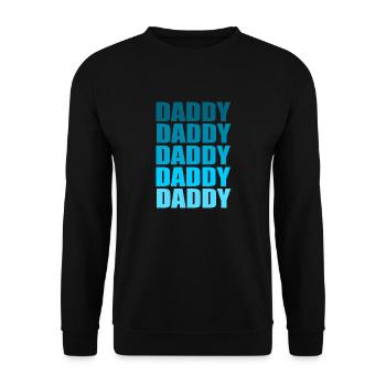 Daddy cool - Unisex Sweatshirt - black - Front - Alina (178cm) & Michal (187cm)