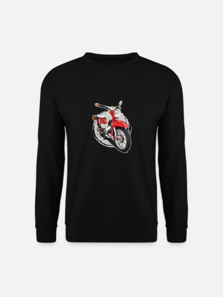 Star (red) // Illustration - Unisex Sweatshirt - black